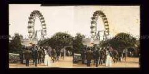 Teleskop und Riesenrad am Wurstelprater, Prater, Wien