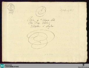 Antigono. Excerpts - Mus. Hs. 1027 : T, vl (2), violetta, b