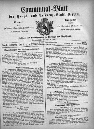 1868,3: No. 3, 19. Januar 1868