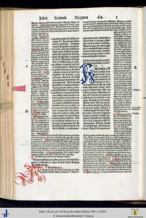 Liber II. Regum.