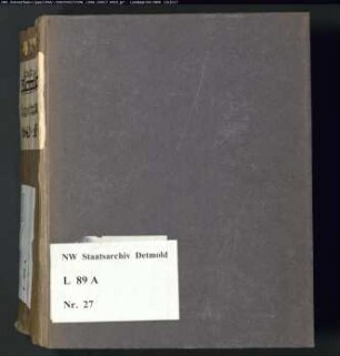 Gogerichtsregister Amt Blomberg