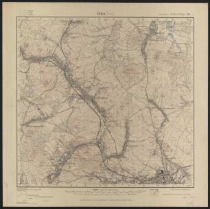 Section Zittau (Nord) aus: Topographische Karte (Meßtischblätter) Sachsen