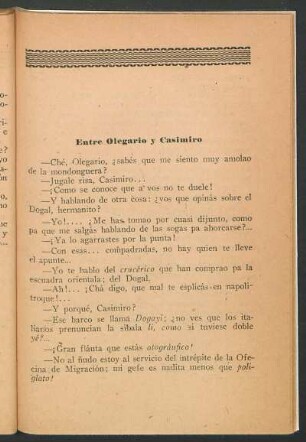 Entre Olegario y Casimiro