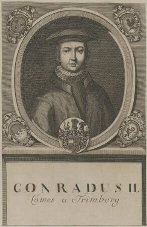 Bildnis von Conradus II. Comes a Trimberg