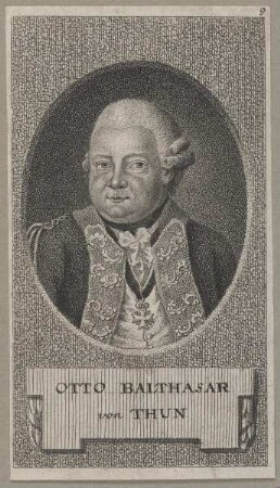 Bildnis des Otto Balthasar von Thun