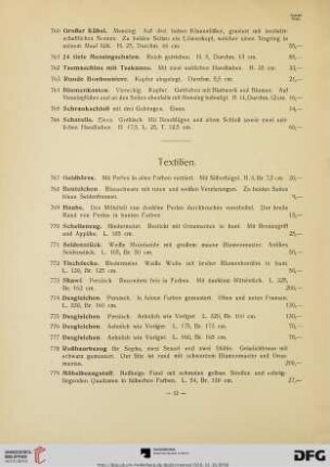 Textilien (Nr. 767-798)