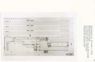 Bahnhofsanlage (Diplomarbeit bei Kurt Dübbers): Grundriss Erdgeschoss 1:200