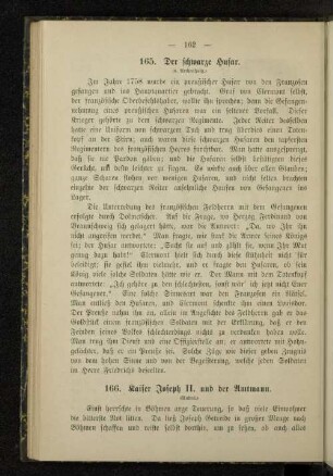 165. Der schwarze Husar.