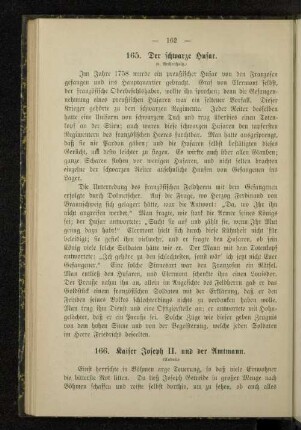 165. Der schwarze Husar.