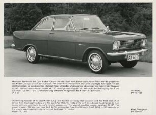 Opel "Kadett Coupé" der Adam Opel AG