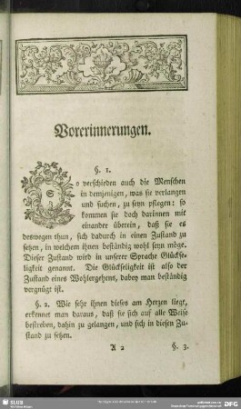 Vorerinnerungen
