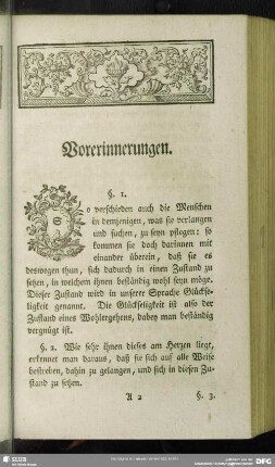 Vorerinnerungen