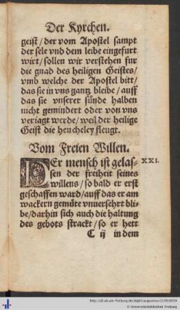 Vom Freien Willen