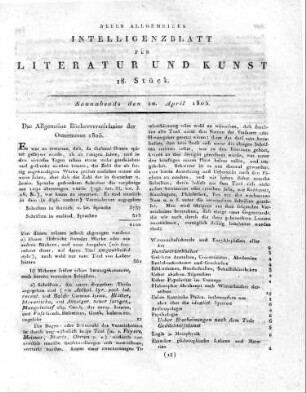 1805-04-20 : 18. Stück