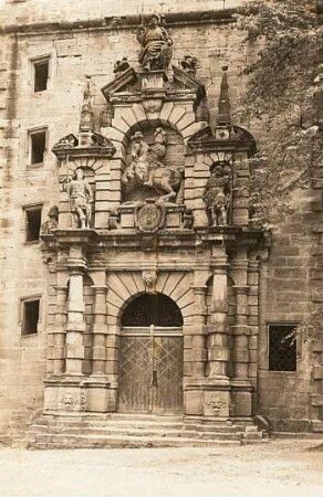 Christiansportal : Kulmbach. Plassenburg, äußerer Hof. Christiansportal (1607)
