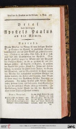 [Brief des heiligen Apostels Paulus an die Römer - Brief des heiligen Apostels Paulus an die Hebräer]