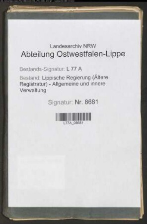Wege-(Chaussee-)gelderhebung zu Humfeld, Bd. 2