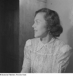 Porträt der Opernsängerin Elfriede Weidlich (1907-1994)