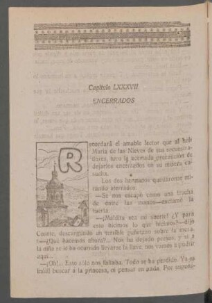 Capítulo LXXXVII - Encerrados