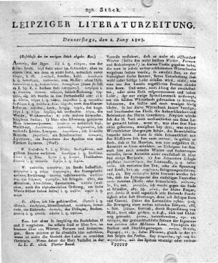 1803-06-02 : 290. Stück