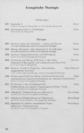 Evangelische Theologie