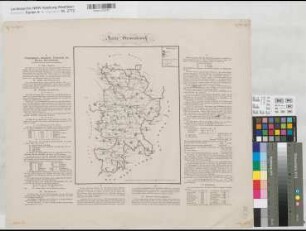 Düsseldorf (Reg.Bez.) Kreiskarten Kreis Grevenbroich mit Erläuterung um 1833 1 : 100 000 33 x 25 Lithographie: Severin, Düsseldorf J. H. Funcke, Buchhandlung, Krefeld Regierung Arnsberg