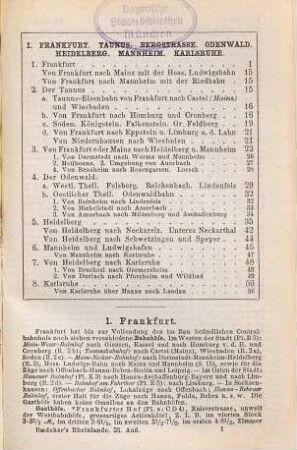 Die Rheinlande von der Schweizer bis zur holländischen Grenze : Handbuch für Reisende ; mit 31 Karten, 23 Plänen und mehreren Grundrissen