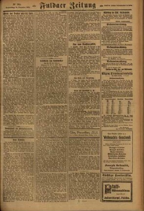 Zweite Ausgabe vom Donnerstag, den 21. Dezember 1922.