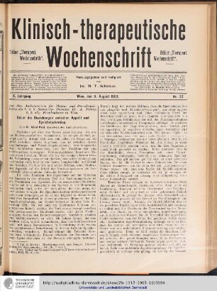 Nr. 32, 10. August 1902