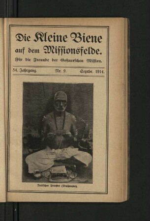 54. Jahrgang. Nr. 9. Septbr. 1914.