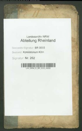 Unionsangelegenheiten in Seelscheid