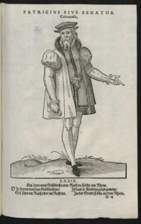 Patricius Sive Senator Coloniensis.