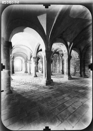Ermsleben. Konradsburg. Ehem. Klosterkirche. Krypta