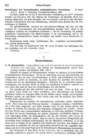 252-256, V. Besprechungen