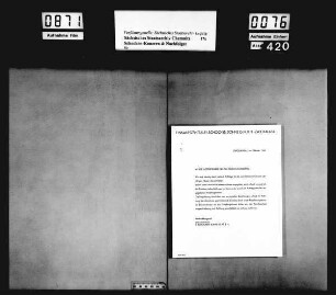 Dienstanweisungen der Unternehmens-Zentrale und Geschäftsberichte der Unternehmensleitung