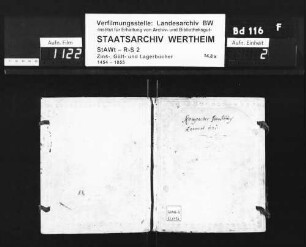 Kembacher Gült- und Zinsbuch, renoviert 1721 (mit Vornamenregister)
