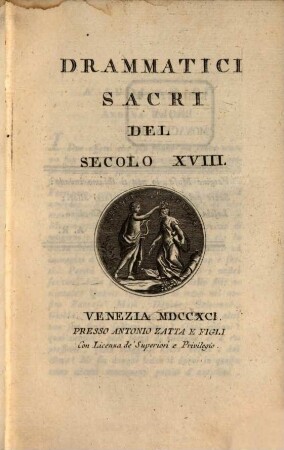 Dramatici Sacri Del Secolo XVIII