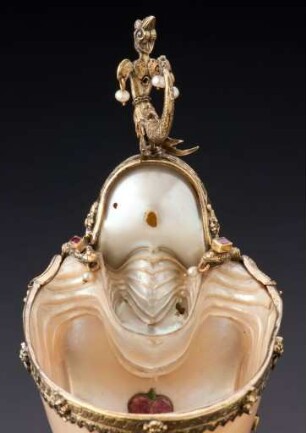 Nautilus-Pokal, Barthel Jamnitzer (1579-1626), Deutschland, zweite Hälfte 16. Jahrhundert