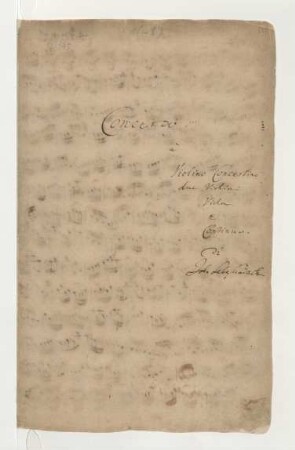 Violino concertino