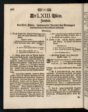 468-476, Der LXIII. Psalm