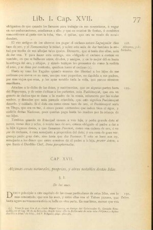 Cap. XVII. Algunas cosas naturales, proprias, y otras notables destas islas