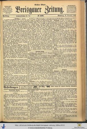 18.11.1894 (Erstes Blatt)