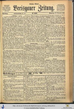 18.11.1894 (Erstes Blatt)
