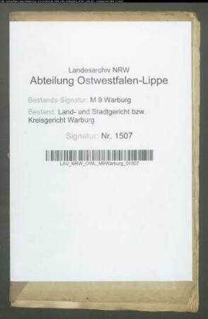 Erblasser: Meister, Joseph: