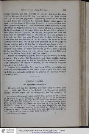 Zweites Kapitel. Die ägyptischen Eroberungen