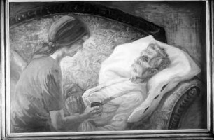 Bernau: Gemälde, Otto Dix, Sterbender Bauer 1941