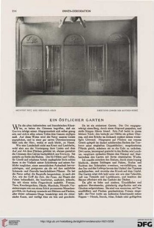 32: Ein östlicher Garten