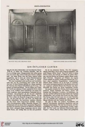 32: Ein östlicher Garten