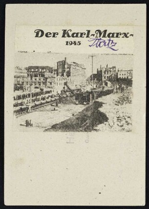 Der Karl-Marx-Platz 1945