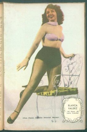 Blanca Valdez (del elenco del teatro Comedia) - [Fotografía]